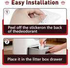 8 Pcs Deodorizer Compatible with Cumrige Fumoi Automatic Cat Litter Box | Cute Cat Shaped Design, Long-Lasting Camellia Flower Scent