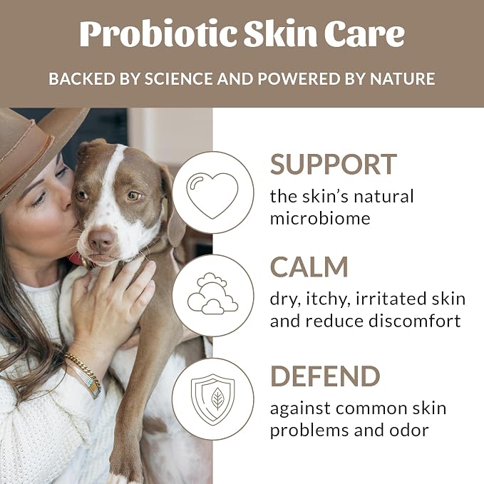 SKOUT'S HONOR Probiotic Dog Shampoo and Conditioner - DOTW, 16 oz | Hydrating Natural 2-in-1 for Itchy Skin, Microbiome-Friendly with Avocado Oil & Omega-3s, Paraben & Sulfate-Free