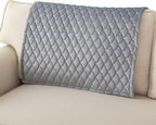Eismodra Couch Cover,Sectional Couch Covers,Sofa Covers for 3 Cushion Couch,Anti-Slip Sofa Slipcovers for Dogs Cats Kids Loveseat Recliner L Shaped Armrest Backrest,Light Gray 36''x36''(Only 1 Piece)