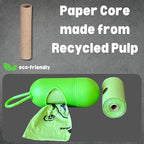 Doggy Poop Bags with Dispenser (576 Bags) Dog Waste Pickup Bags Refill Rolls Cat Waste Bags (Green, 32 Rolls, Lavender Scented)
