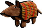 TUFFY® : 2 Pack Armadillo Dog Toy: Ultra Durable Plush Toy with Multiple Layers & Reinforced Seams, Washable and Floats, Original Construction