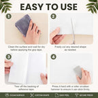 Aliceset Pet Nail Self Adhesive Replacement Emery Paper Fits Dog Scratch Pad Dog Nail Board Sandpaper Cat Litter Box DIY for Pet to Scratch Alternatives (White,10 Inch X 16ft)