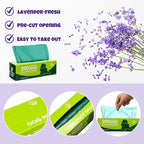 Sherr Lavender Scented Dog Poop Bag Bulk Leak Proof Dog Waste Bags Doggy Poop Bags Pet Waste Bag for Puppy Pets Outdoor Walking and Travel(10 Boxed Rolls 2000 Counts)