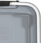 Amazon Basics Airtight Pet Food Storage Container with Scoop, BPA Free, Removable Wheels, 69 QT, Gray