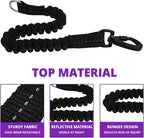 jenico Long Dog Leash 25FT: Heavy Duty Nylon Rope Leashes for Dogs Training with Reflective Threads Bungee and Padded Handle - Dog Lead for Large Small Medium Dogs Outside Walking Hiking