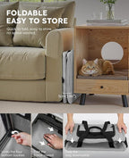 Pecute Cat Carrier Stable, Pet Carrier with Privacy Partition,Gray | Safe For Car Travel, Stable Steel Frame, Soft-Sided Pet Carrier Bag For Dogs And Cats Up To 11lbs, Foldable Design.