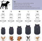 Winter Coat for Small Dogs, Puppy Plaid Jacket, Dog Jacket for Cold Weather, Windproof Warm Garments, Pets Thickened Outfits Indoor Outdoor, NavyBlue S