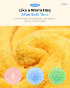 Ultra Absorbent Pet Towel | Quick-Drying, Soft Microfiber Dog & Cat Bath Towel | Lightweight, Durable, Fast Water-Soaking | Ideal for All Breeds (Medium) 15.7" x 31.5"