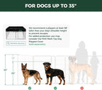 FXW Homeplus Indoor Dog Playpen, 45" H, 6 Panels, for Large Dogs | Stress-free play, Heavy-duty, Semi-open design, Easy setup, Threshold-free gate, Expandable, Patented
