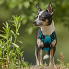 rabbitgoo Dog Harness No Pull with 2 Leash Clips, Adjustable Soft Padded, Reflective Oxford No Choke Pet Vest with Easy Control Handle for Puppy, Teal, XS | No Choke with Handle, Adjustable Soft Padded, Reflective, Easy Control for Walking, Teal, X-Small