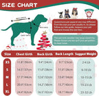 Queenmore Christmas Dog Sweater,Knitted Pullover Christmas Clothes,Turtleneck Dog Xmars Outfit, Warm Pet Sweaters for Small Dogs Boys or Girls M