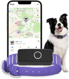 MeeXH GPS Wireless Dog Fence Collar, Smart Dog Tracking Collar with App-Controlled Custom Virtual Boundaries, Real-Time GPS Tracker for Dogs, Escape Alerts with Sound & Vibration Guidance, Waterproof