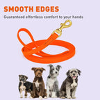 Viper Biothane Working Tracking Lead Leash Long Line for Dogs, 3/4" x 33ft, Hunter Orange
