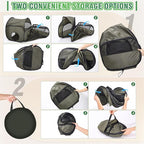 Tailtastic Indoor/Outdoor Cat Playpen with Surround Tunnel 2 Zones Green | escape-proof enclosed enslosure,lightweight foldable for travel, ideal for indoor cats, multi-cat homes & birthing