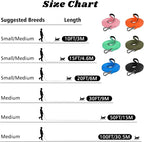 XiaZ Waterproof Long Dog Lead, 30FT Dog Leash Training Line Lead for Large Medium Small Dogs Outside Walking, Playing, Camping, or Yard (30Feet, Orange)