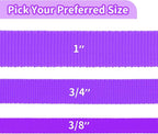 HIKISS Long Dog Leash Obedience Recall Training Agility Lead with Thickening Material for Large Dog - 15ft 20ft 30ft 50ft 100ft Training Leash(Purple 100ft)