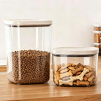 TBMax Dog Cat Food Storage Container 10 Lbs, Stackable Pet Food Dog Treat Container with Pop Up Lids, Airtight Food Storage Bin for Kitchen Organization