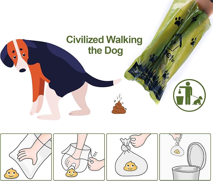 Ownpets Ultra Thick Lavender-Scented Dog Waste Bags, Leak-proof Large Pet Poop Bags for Dogs, 150 Count | Large 0.7lb capacity for big dogs, Extra strong HDPE material, Fits all dispenser, Odor maskings
