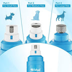 Quiet Noise Pet Nail Grinder for Dogs, Toenail Grinder for Large Breeds to Small Puppy and Cats