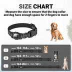 AirTag Dog Collar, IP68 Waterproof Integrated Air Tag Dog Collars with Reflective, Ultra-Durable, Comfortable Padded, Heavy Duty Dog Collars for Small Medium Large Dogs, S (10.6"-13.6"), Black