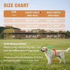 AUROTH Dog Harness and Leash Set, Soft Padded Service Vest Harness with 5.25FT Dog Leash, Easy On Pet Vest, Adjustable Reflective No Pull Dog Harnes Medium Sized, Easy Walking and Training