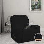 Easy-Going 100% Waterproof Recliner Chair Cover，1-Piece Recliner Slipcover | Dual Waterproof Couch Cover for Recliner，Leakproof Furniture Protector for Kids Pets Dog Cat Daily Stain, Black