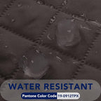 PureFit Reversible Quilted Couch Covers for Dogs Loveseat Sofa Cover 54" | Chocolate/Beige, Water Resistant Couch Protector, Washable Pet Couch Cover with Non Slip and Elastic Straps For Kids