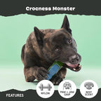 BarkBox Crocness Monster Dog Toy - for Medium Dogs | Beef-Scented, Perfect for Tough Chewers to Grab, Grip, and Chew for Endless Fun