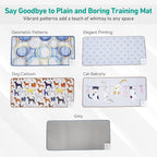 DOGNESS Rechargeable Scat Mats for Dogs, Cat Shock Mat - 31.5"x14.4" | Keep Dogs Off Couch and Furniture, Cats Off Kitchen Countertops, Safe Indoor Pet Deterrent for Restricted Areas