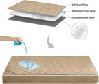 WNPETHOME Orthopedic XL Dog Beds Large Sized Dog, Waterproof Extra Large Dogs Bed with Removable Washable Cover, Multi-Needle Quilting Dogs Crate Bed