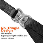 HOWGO Double Dog Leash,Tangle-Free 360 Swivel(Lavender, Pro S-M w.Handle) | Individually Adjustable Length, Double Padded Handles,Aviation Aluminum Hooks,Durable Nylon,No-Tangle Walking,All Breeds