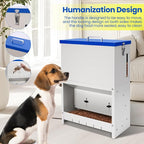 22lbs Gravity Dog Feeder - Automatic Dog Feeder Large Breed | Dog Food Dispenser,Adjustable Feeding Speed,Two Installation Method,Solid Material, Viewing Window Design,for Cat Dog