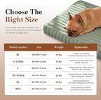 Dog Beds for Large Sized Dog, Orthopedic Foam with Waterproof Lining | Egg crate foam for joint support. Soft plush surface. Non-slip bottom. Removable & machine washable cover. OEKO-TEX certified