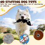 No Stuffing Rope 5-Pack Dog Toys, Chew Toys for Medium, Large Pets | Rope Design Perfect for Interactive Tug of War, Durable Plush Toy for Teething, Indoor Outdoor Play to Keep Puppy Busy