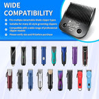 Size 3-3/4FC Detachable Pet Grooming Clipper Blade with Steel Cutter, 1/2 Inch (13 mm) Cut Length, Black, Compatible with Andis, Oster A5, Wahl KM10, 1 Pack