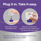 FELIWAY Optimum Cat Calming Pheromone Diffuser Kit | Advanced Support to Help Reduce Urine Spraying, Scratching, Fighting & Hiding Due to Stress. 30-Day Diffuser Supply
