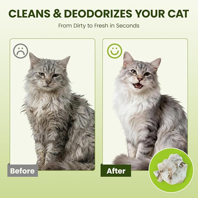 Hypoallergenic Pet Wipes for Dogs, Cats & Small Animals, 400 Coun | Quick Clean & Deodorize Paws, Butt, Eyes, Face & Fur | Daily Grooming Wipes | Extra Large & Thick | Coconut Scented