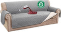 Turquoize 100% Waterproof Sofa Covers Couch Cover Sofa Cover for Dogs Couch Protector Triple Non-Slip Sofa Slipcover for 3 Cushion Couch Furniture Protector for Pets, Kids,Dog (Sofa 70", Dove Gray)