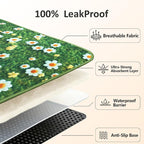 Washable Pee Pads for Dogs, Reusable Puppy Potty Training Pads, Ultra-Absorbent Thick Waterproof Leak-Proof Non-Slip Pads & Mat for Crate, Playpen, Floor, Whelping & Housebreaking , 2 Pack 48"x72"