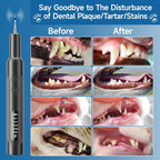 Jellytree Dog Plaque and Tartar Remover,Dogs Teeth Cleaning Kit with Led Light,5 Modes Dog Tooth Plaque Remover, Tooth Cleaner for Dogs and Cats USB Charge,Low Noise Tartar Remover for Teeth