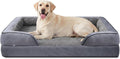 INVENHO Jumbo Orthopedic Dog Bed for Extra Large Dogs, Waterproof, Egg-Crate Foam Dog Couch Bed with Washable Removable Cover, Waterproof Lining and Nonskid Bottom