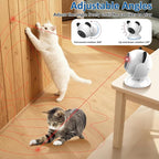 Sofolor Laser Cat Toys for Indoor Cats, Automatic Cat Laser Toy with Random Trajectory, Suction Cup Design, Run Quiet, USB Rechargeable