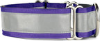 If It Barks - 1.5" Reflective Martingale Collar for Dogs - Adjustable - Made in USA - Strong, Durable, and Comfy - Ideal for Training - Suitable for Most Breeds - Small, Purple