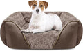 INVENHO Medium Dog Bed Rectangle Washable Orthopedic Soft Calming Sleeping Durable Pet Cuddler with Anti-Slip Bottom