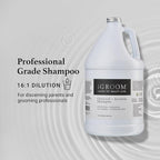 iGroom Charcoal Keratin Dog Shampoo, Luxury Pet Beauty Care, Protect Coat and Skin, Detoxifies with Charcoal, Made in USA, 16 oz