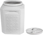 Vittles Vault Traditional Pet Food Storage Container For Dog Kibbles/Bird Seed/Oatmeal/Rice/Flour/Cereal, BPA Free Plastic, Sealed Airtight For Cat Food, Up To 35 lb, Made in USA, With Scoop, Gray