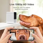 Petcube Cam (3-Pack) – Wi-Fi Pet & Security Camera with App | 1080p HD video, 2-way audio, night vision, smart alerts for dog, cat & home security monitoring. Includes 3 cameras