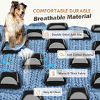 Anti Slip Dog Socks to Prevent Licking Paws, Dog Shoes for Hot/Cold Pavement, Dog Boots on Hardwood Floors, Traction Control Dog Booties & Paw Protectors for Small Medium Large Senior Dogs
