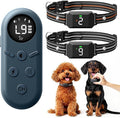Small Shock Collar for 2 Dogs(5-100Lbs), Shock Collar with Remote | 3 Channels, IP67 Waterproof, Rechargeable, Dog Training Collar with Control, Beep/Vibration/Safe Shock, for Small/Medium Dogs