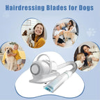2 Pack Replacement Blade for nebot P1 Pro Pet Grooming Kit & Vacuum Size-3F | Cut Length 1/2"(13mm),Made of Ceramic Blade & Stainless Steel Blade